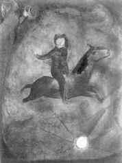 М.ШАГАЛ. ИЛЛЮСТРАЦИЯ К “ТЫСЯЧЕ И ОДНОЙ НОЧИ”. 1946 г.