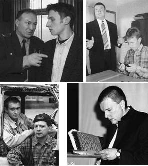 Кадры из сериалов “Улицы разбитых фонарей” и “Убойная сила”