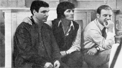 ГЕННАДИЙ ШПАЛИКОВ, ЛАРИСА ШЕПИТЬКО И ЮРИЙ ВИЗБОР НА СЪЕМКАХ ФИЛЬМА “ ТЫ И Я”